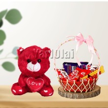 Chocolate Basket With Teddy 